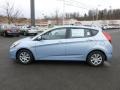 2012 Clearwater Blue Hyundai Accent GS 5 Door  photo #4