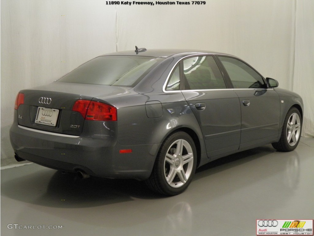 2006 A4 2.0T Sedan - Dolphin Gray Metallic / Ebony photo #20