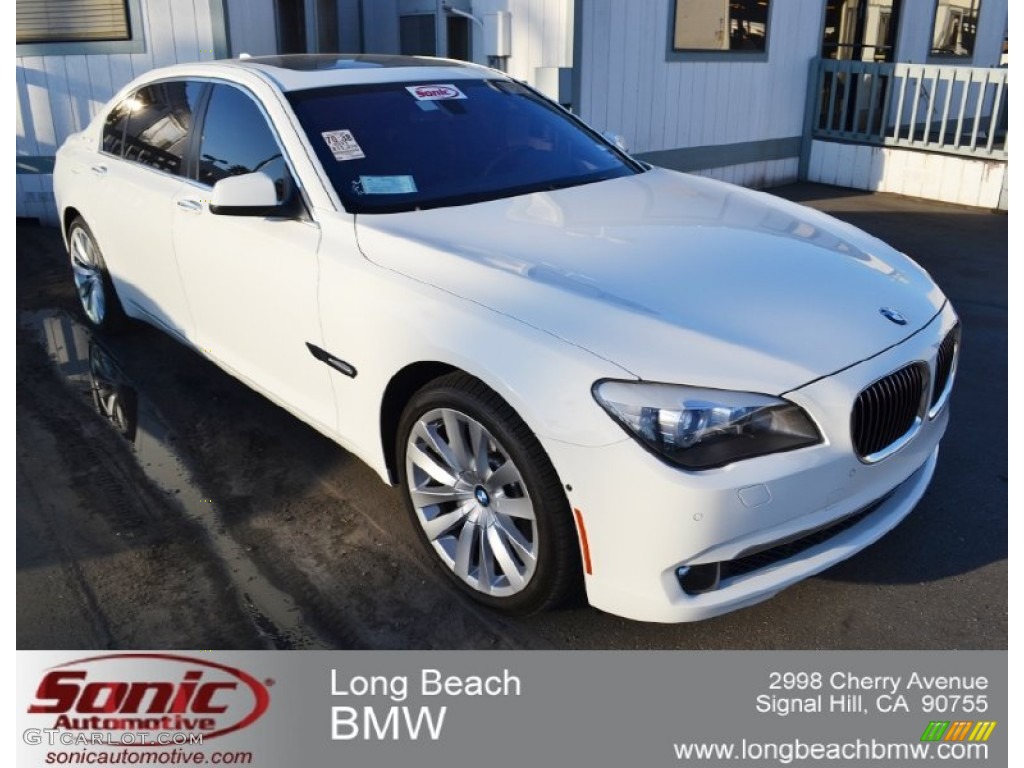 2011 7 Series ActiveHybrid 750Li Sedan - Alpine White / Black photo #1