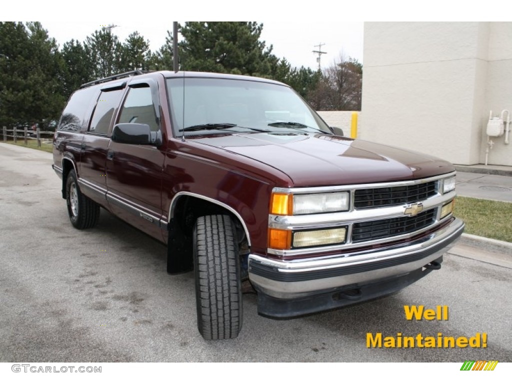 Dark Garnet Red Metallic Chevrolet Suburban