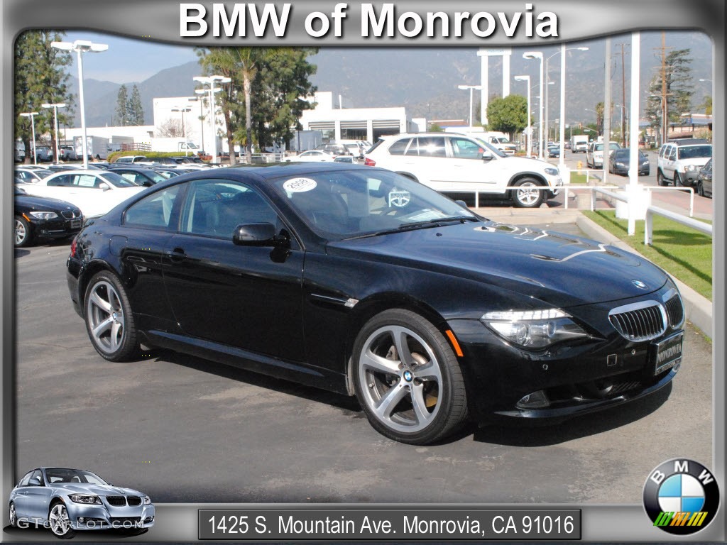 Jet Black BMW 6 Series