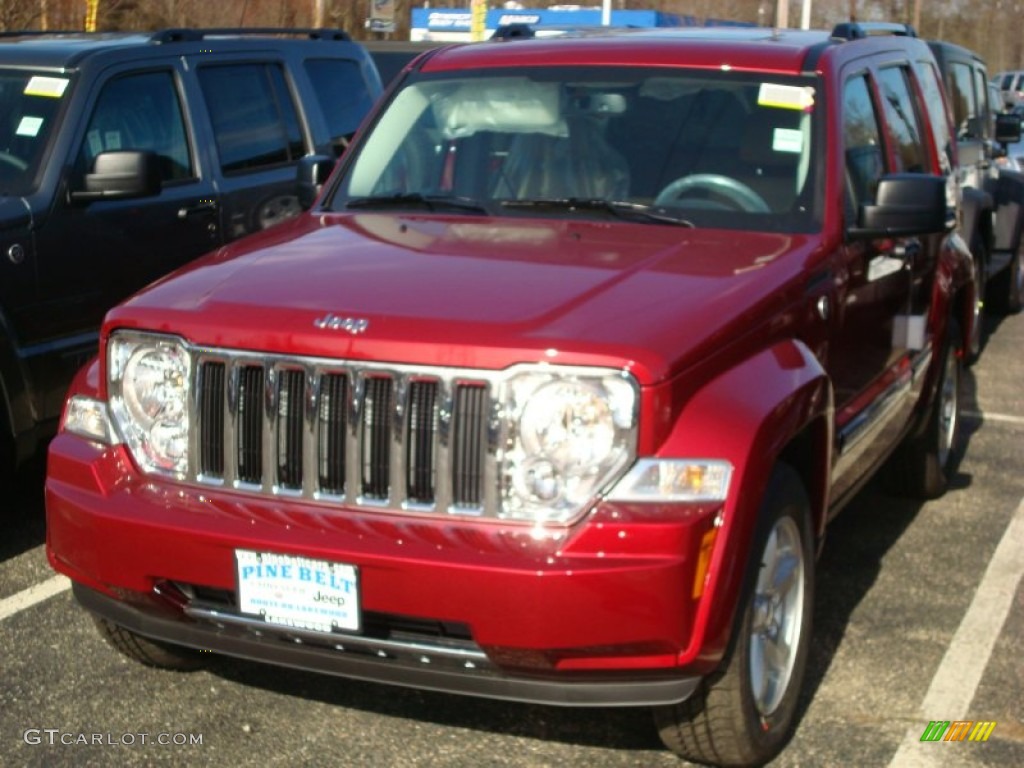 Deep Cherry Red Crystal Pearl Jeep Liberty