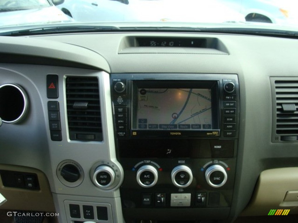 2008 Sequoia Limited 4WD - Timberland Green Mica / Sand Beige photo #11