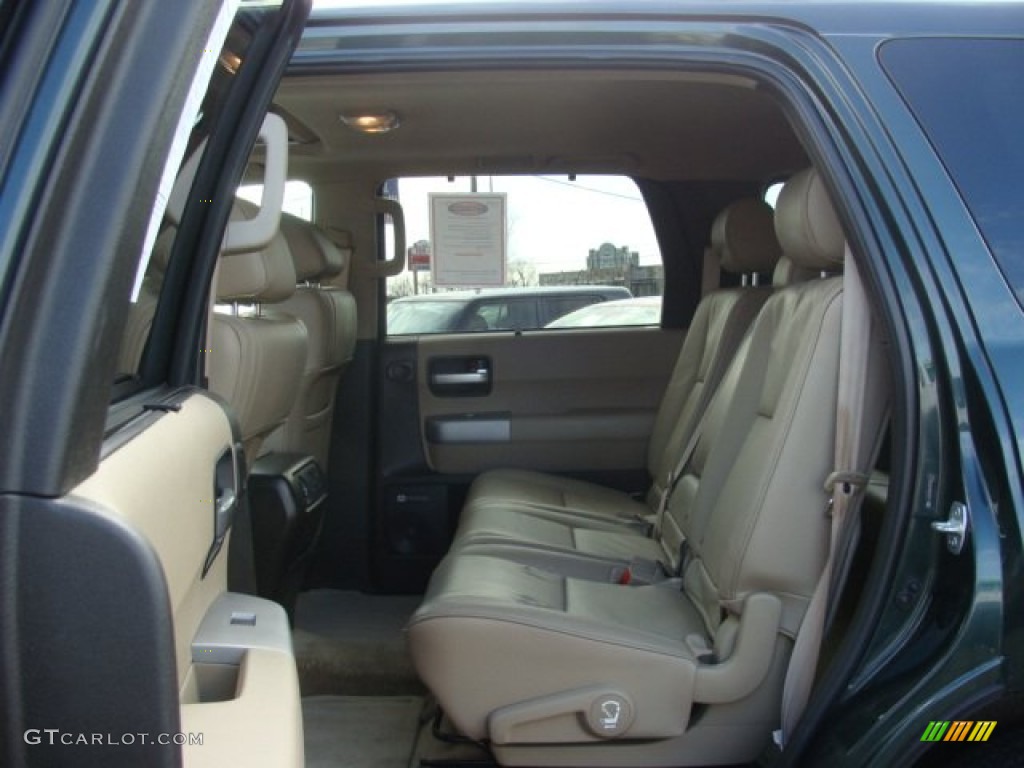 Sand Beige Interior 2008 Toyota Sequoia Limited 4WD Photo #60481730