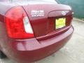 2006 Wine Red Hyundai Accent GLS Sedan  photo #17