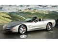 2000 Light Pewter Metallic Chevrolet Corvette Convertible  photo #2