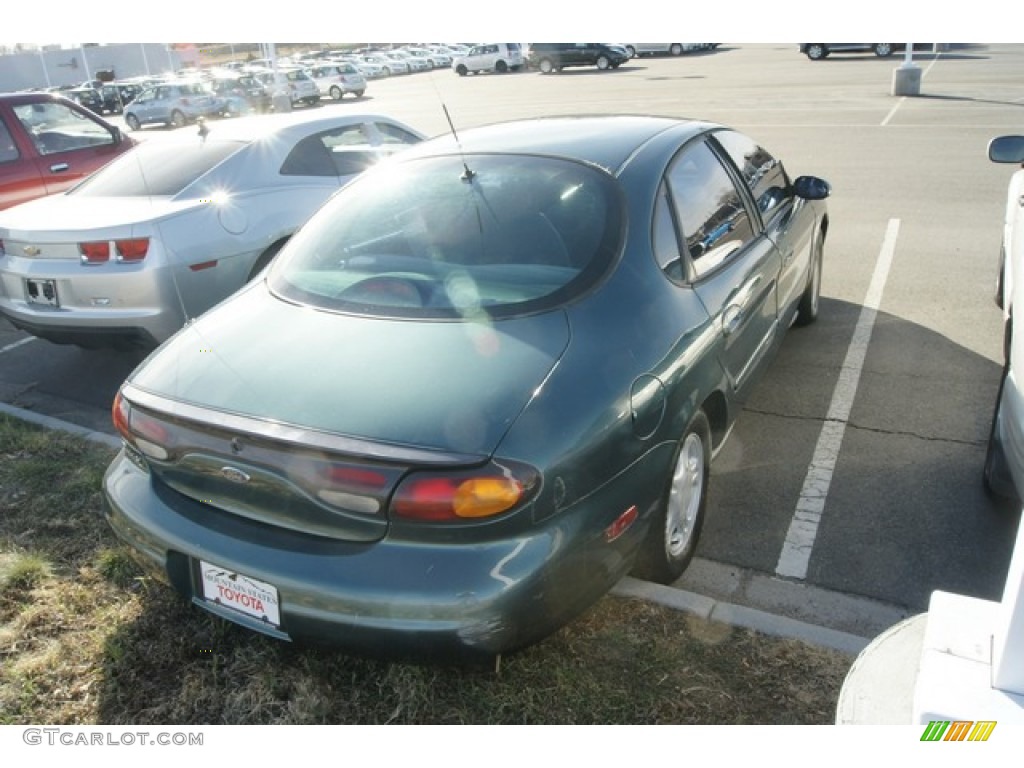1997 Taurus GL - Alpine Green Metallic / Grey photo #2