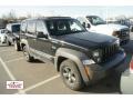 Brilliant Black Crystal Pearl 2011 Jeep Liberty Renegade 4x4
