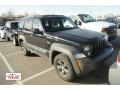 2011 Brilliant Black Crystal Pearl Jeep Liberty Renegade 4x4  photo #1