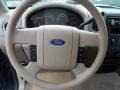 Tan 2004 Ford F150 XLT SuperCrew Steering Wheel