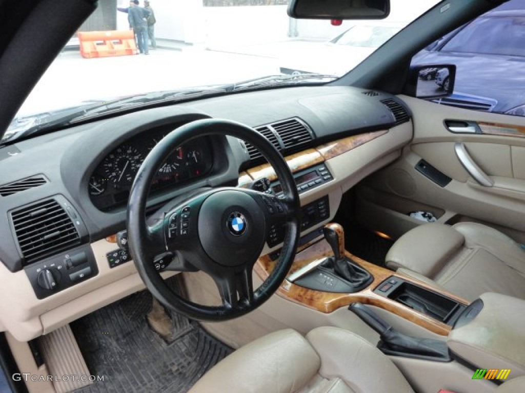 Beige Interior 2003 BMW X5 4.4i Photo #60484964