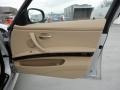 Beige 2009 BMW 3 Series 328xi Sedan Door Panel