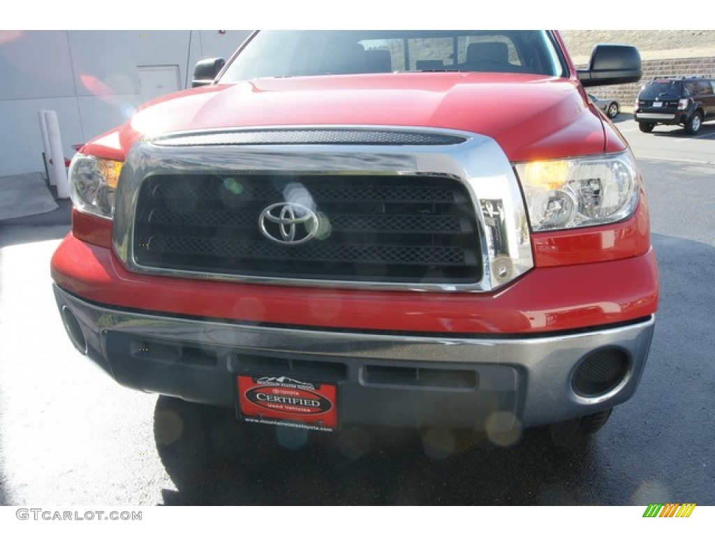 2007 Tundra SR5 Double Cab 4x4 - Radiant Red / Beige photo #25