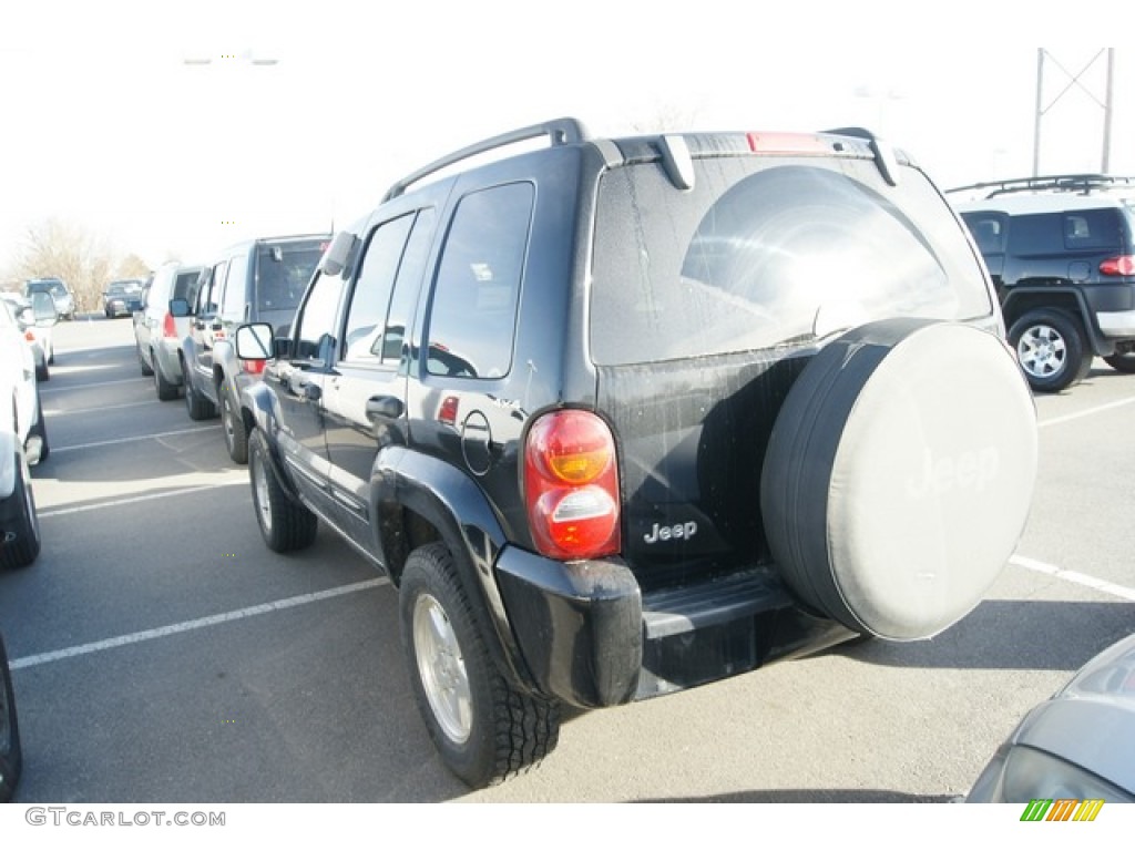 2002 Liberty Limited 4x4 - Black / Dark Slate Gray photo #3