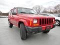 2000 Flame Red Jeep Cherokee Sport 4x4  photo #3