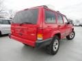 2000 Flame Red Jeep Cherokee Sport 4x4  photo #9