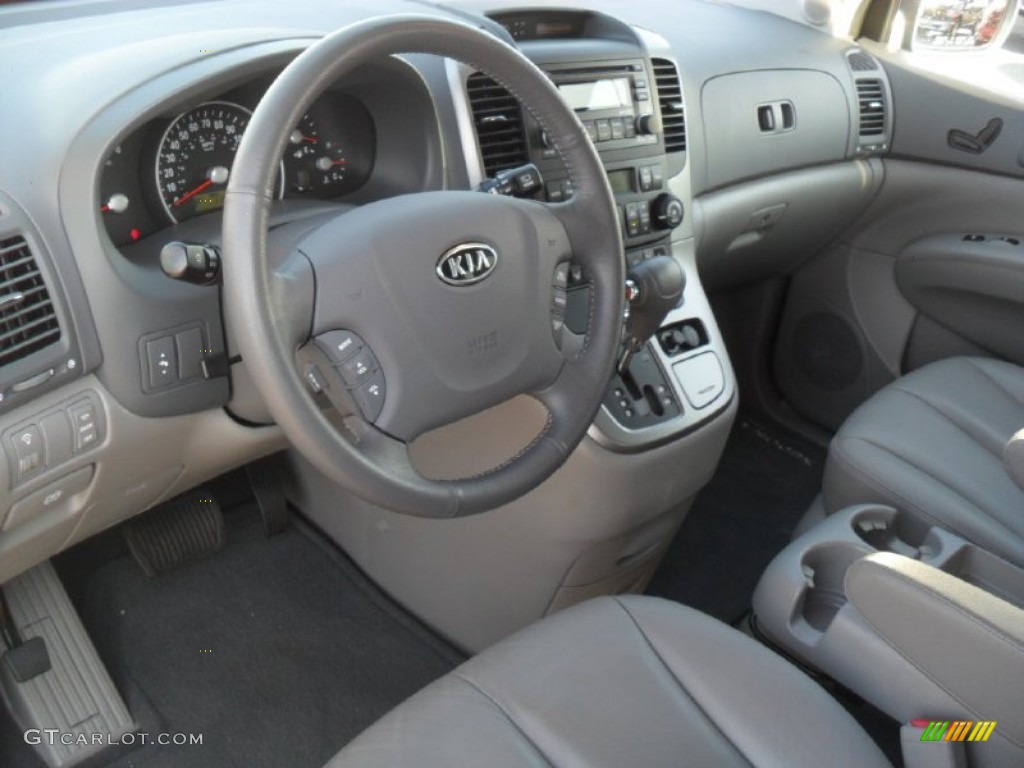 2008 Sedona LX - Olive Gray Metallic / Gray photo #29