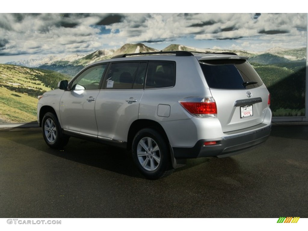 2012 Highlander V6 4WD - Classic Silver Metallic / Ash photo #3