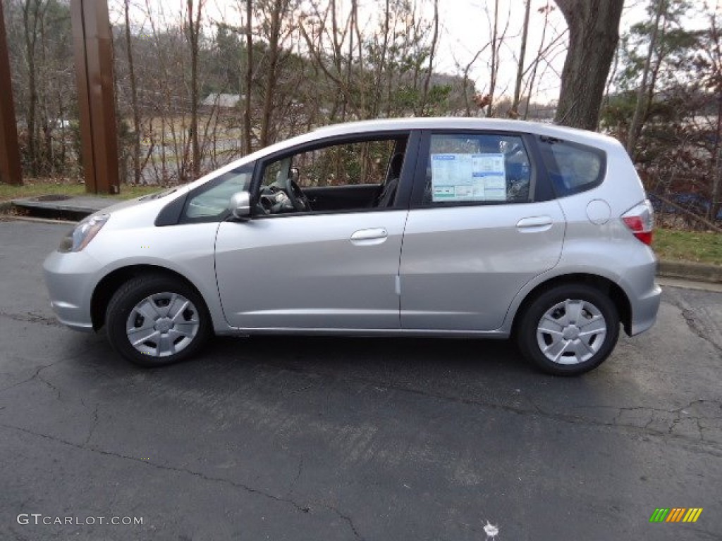 Alabaster Silver Metallic 2012 Honda Fit Standard Fit Model Exterior Photo #60487799