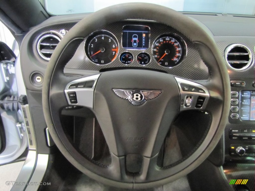 2010 Bentley Continental GT Supersports Beluga Steering Wheel Photo #60487964