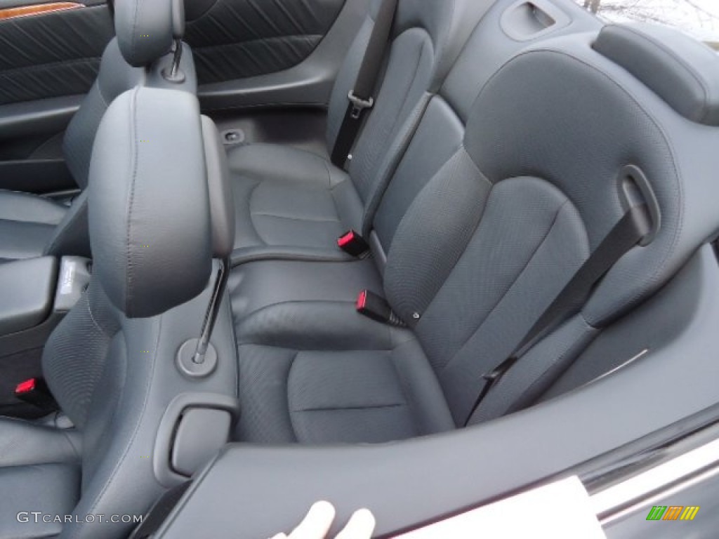 Charcoal Interior 2005 Mercedes-Benz CLK 500 Cabriolet Photo #60488630