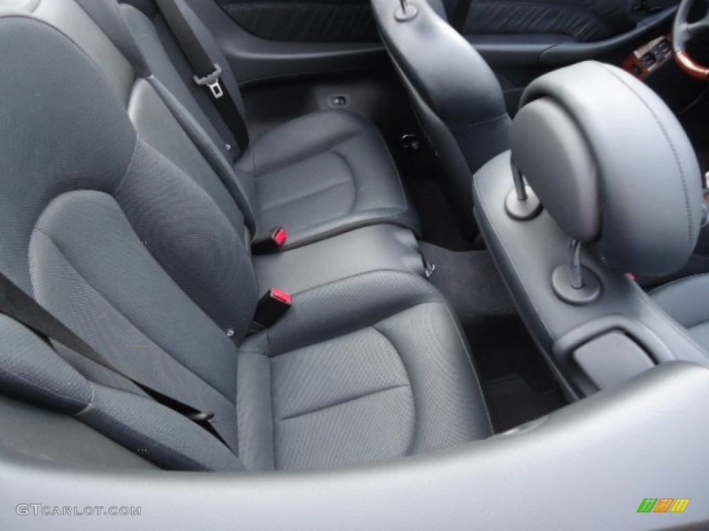 Charcoal Interior 2005 Mercedes-Benz CLK 500 Cabriolet Photo #60488637