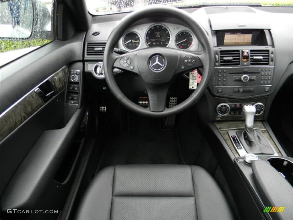 2008 Mercedes-Benz C 350 Sport Black Dashboard Photo #60489596