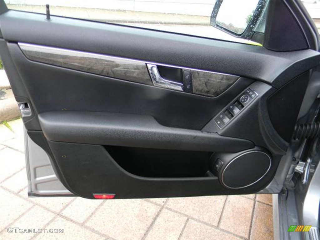 2008 Mercedes-Benz C 350 Sport Black Door Panel Photo #60489605