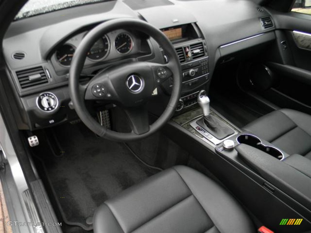 Black Interior 2008 Mercedes-Benz C 350 Sport Photo #60489614