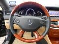 2008 Mercedes-Benz CL designo Sand Interior Steering Wheel Photo