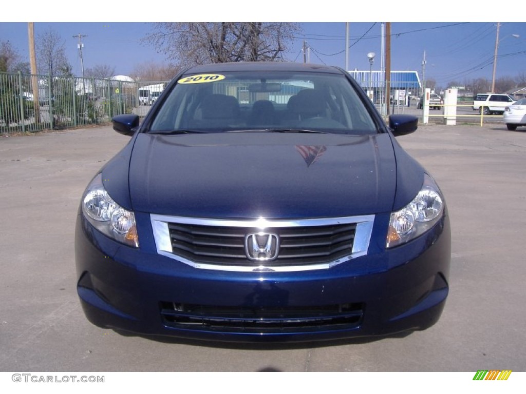 2010 Accord LX Sedan - Royal Blue Pearl / Gray photo #2