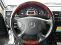2005 Mercedes-Benz G designo Charcoal Interior Steering Wheel Photo