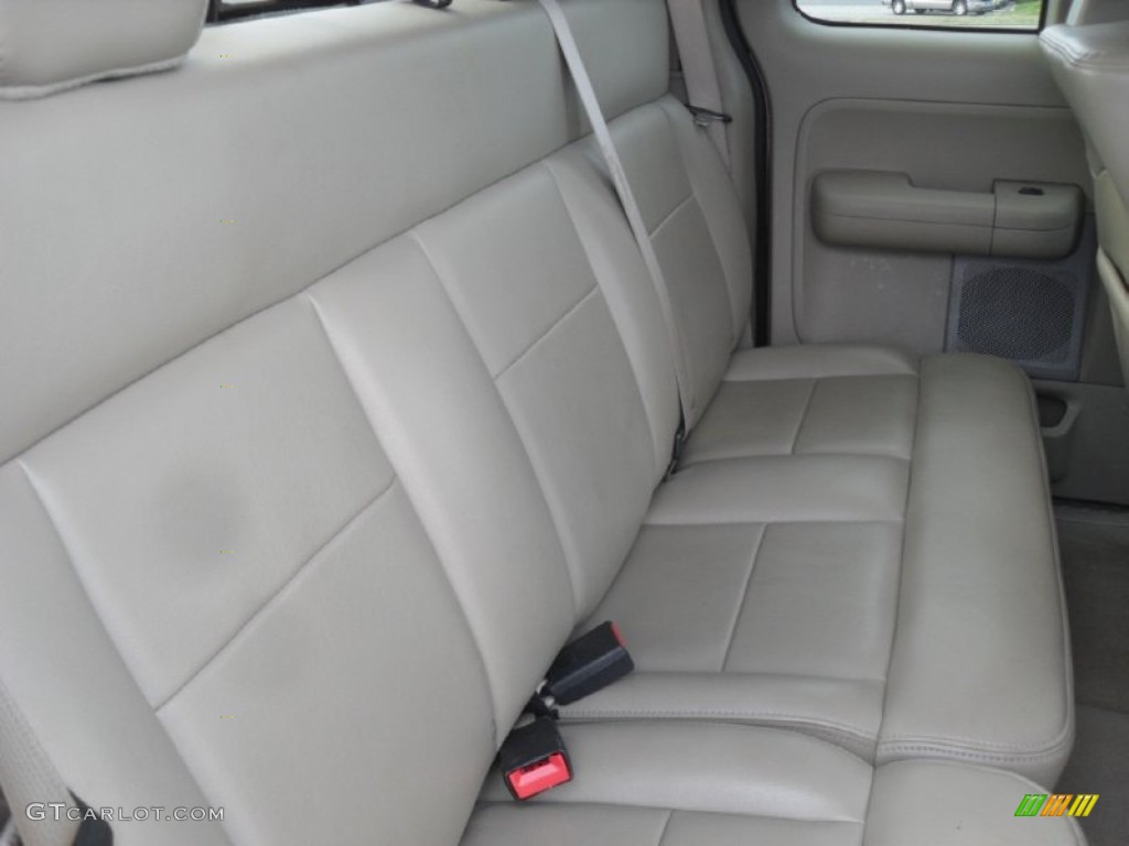 2006 F150 Lariat SuperCab 4x4 - Dark Toreador Red Metallic / Tan photo #19