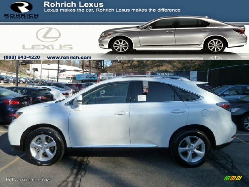 2012 RX 350 AWD - Starfire White Pearl / Black photo #1