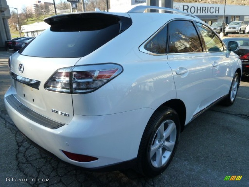 2012 RX 350 AWD - Starfire White Pearl / Black photo #4