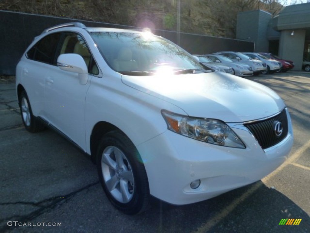 2012 RX 350 AWD - Starfire White Pearl / Black photo #6