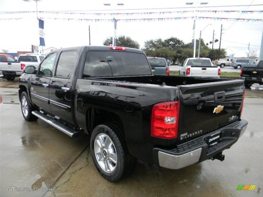 2012 Silverado 1500 LT Crew Cab - Black / Ebony photo #7