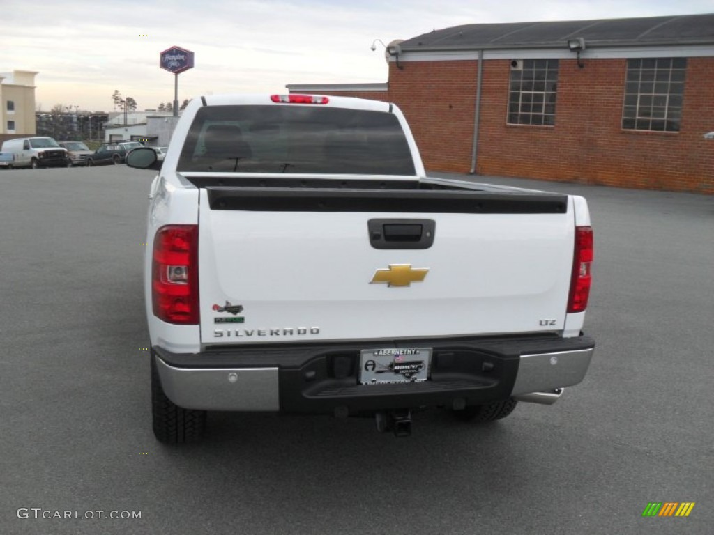 2011 Silverado 1500 LTZ Extended Cab 4x4 - Summit White / Ebony photo #3