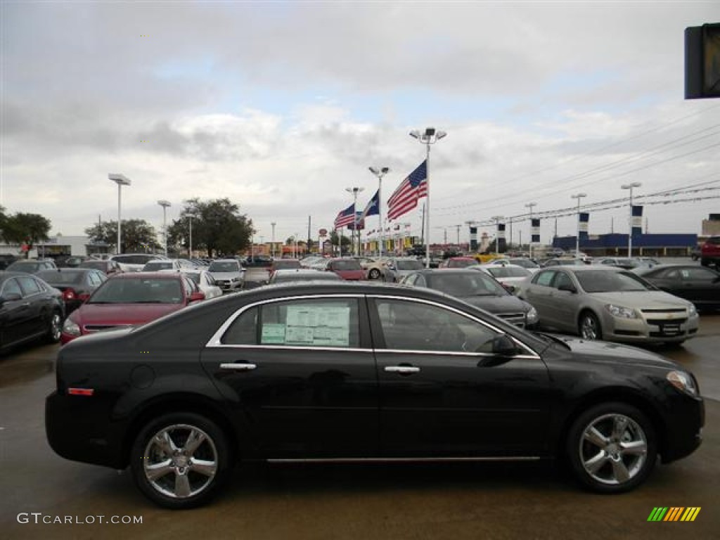 2012 Malibu LT - Black Granite Metallic / Cocoa/Cashmere photo #4