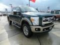 2011 Forest Green Metallic Ford F250 Super Duty King Ranch Crew Cab 4x4  photo #3
