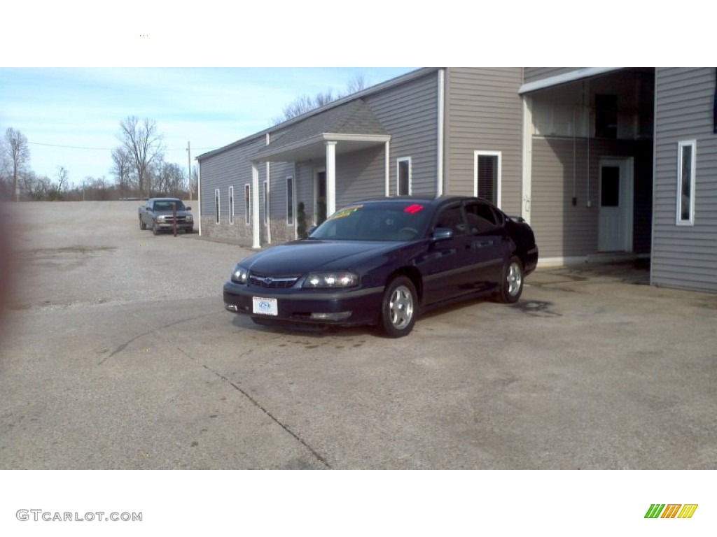 2001 Impala LS - Navy Blue Metallic / Medium Gray photo #1