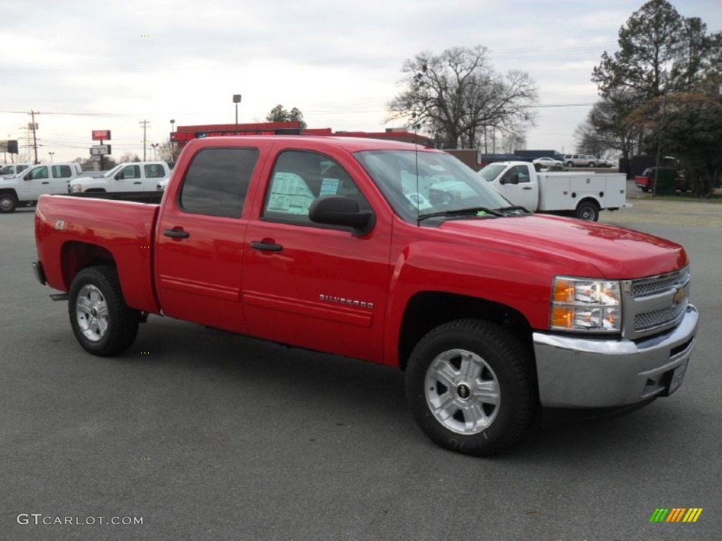 2012 Silverado 1500 LT Crew Cab 4x4 - Victory Red / Ebony photo #5