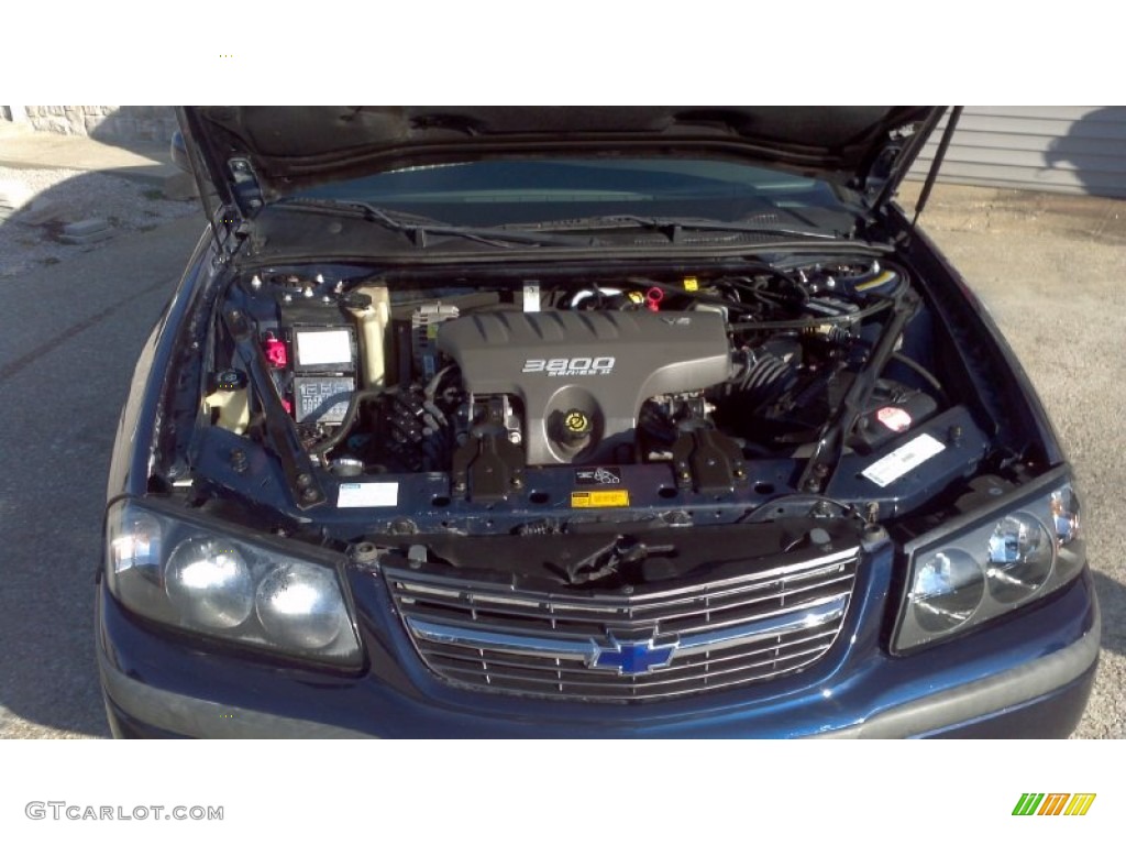 2001 Impala LS - Navy Blue Metallic / Medium Gray photo #39