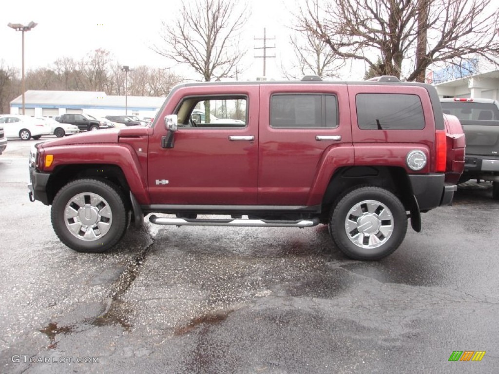 Sonoma Red Metallic 2007 Hummer H3 X Exterior Photo #60494039
