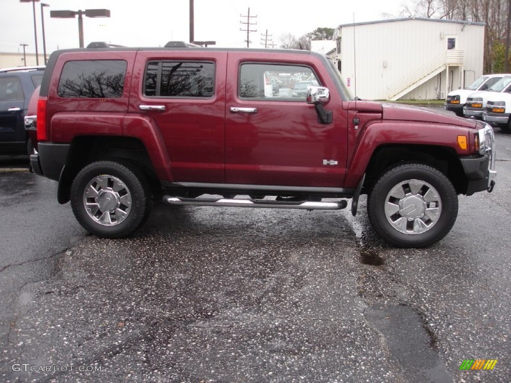 Sonoma Red Metallic 2007 Hummer H3 X Exterior Photo #60494057