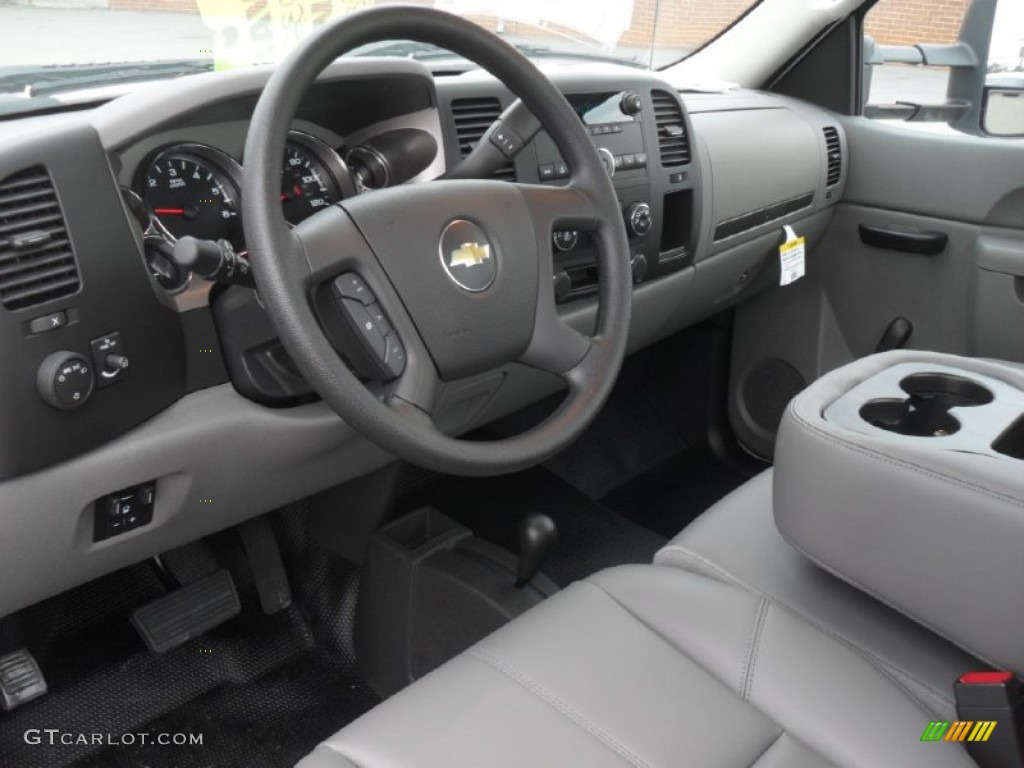 2012 Chevrolet Silverado 3500HD WT Regular Cab 4x4 Commercial Dark Titanium Dashboard Photo #60494294