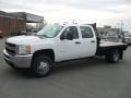 Summit White 2012 Chevrolet Silverado 3500HD WT Crew Cab 4x4 Chassis