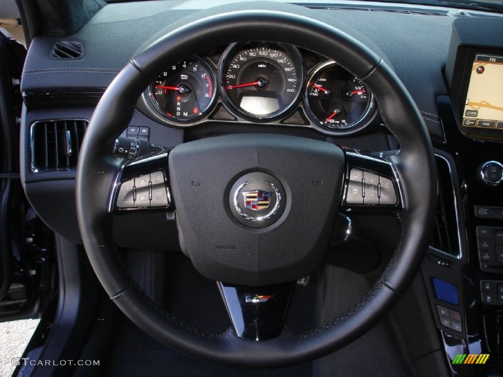 2011 Cadillac CTS -V Sedan Black Diamond Edition Steering Wheel Photos