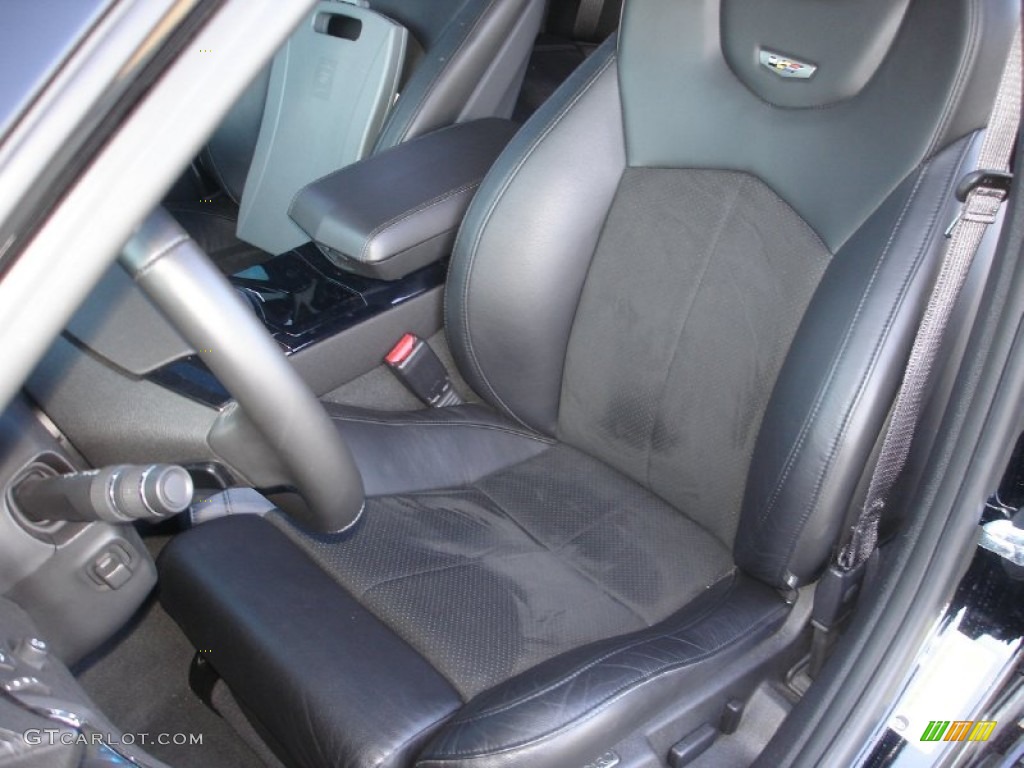 Ebony Interior 2011 Cadillac CTS -V Sedan Black Diamond Edition Photo #60494644