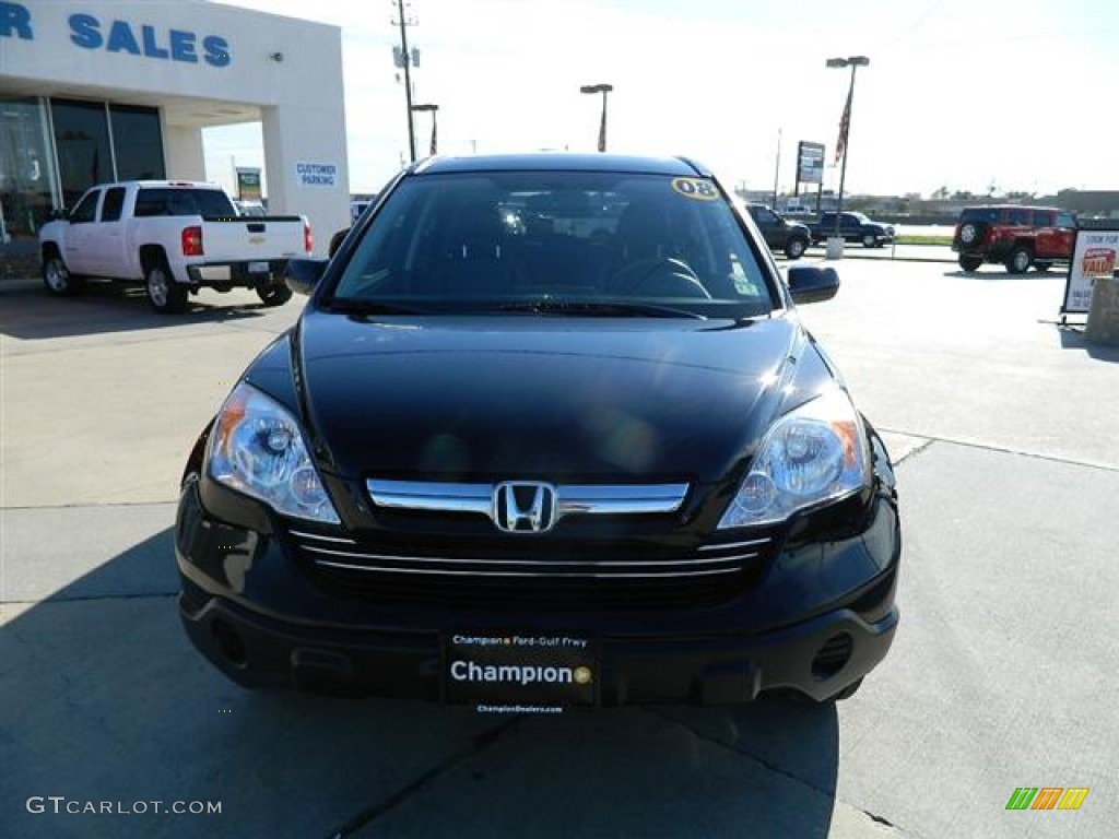2008 CR-V EX-L - Nighthawk Black Pearl / Black photo #2